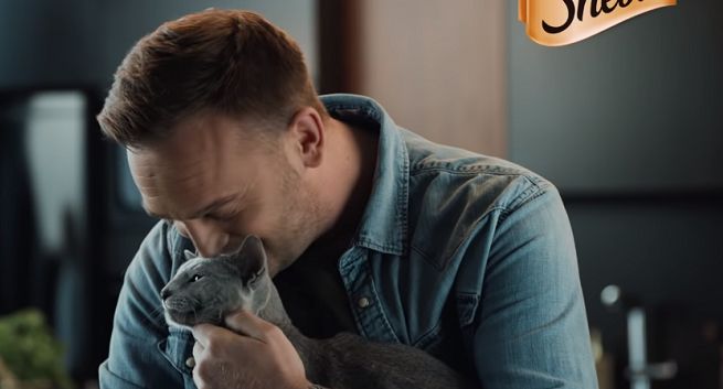 Mateusz Gessler gotuje kolację w reklamach karmy dla kotów Sheba (wideo)