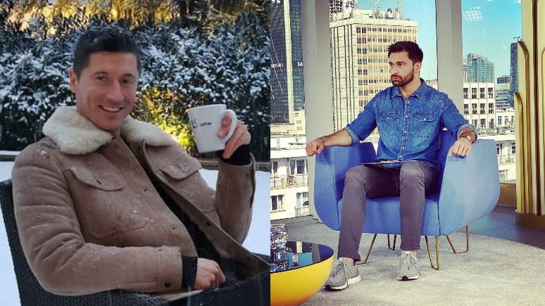 Mateusz Hładki wypytuje Roberta Lewandowskiego o ojcostwo