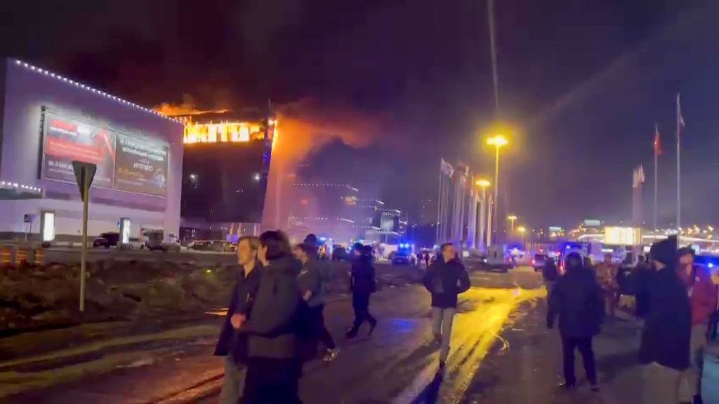 Zamach w Moskwie. Atak na salę widowiskową Krokus City Hall 