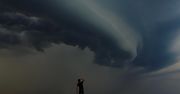 Rzadki widok w Międzyzdrojach. "Apokaliptyczny wał szkwałowy"
