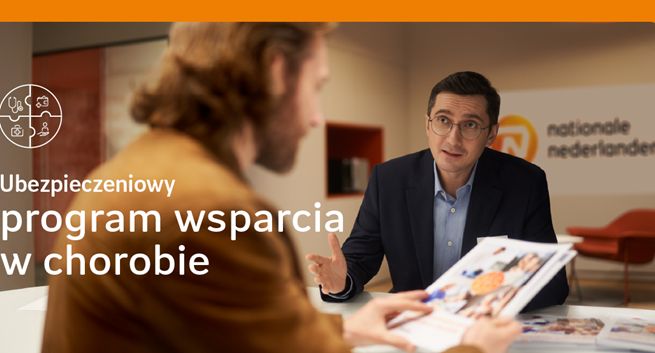 Nationale-Nederlanden w nowej kampanii reklamuje ofertę wsparcia w chorobie