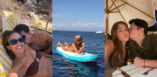 Jessica Alba nadaje z wakacji we Włoszech i raczy fanów "całuśnymi" kadrami z młodszym o 12 lat ukochanym. Słodziaki? (ZDJĘCIA)