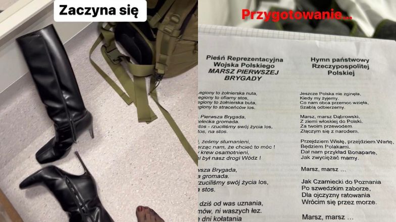 Marianna Schreiber relacjonuje pierwsze dni w wojsku