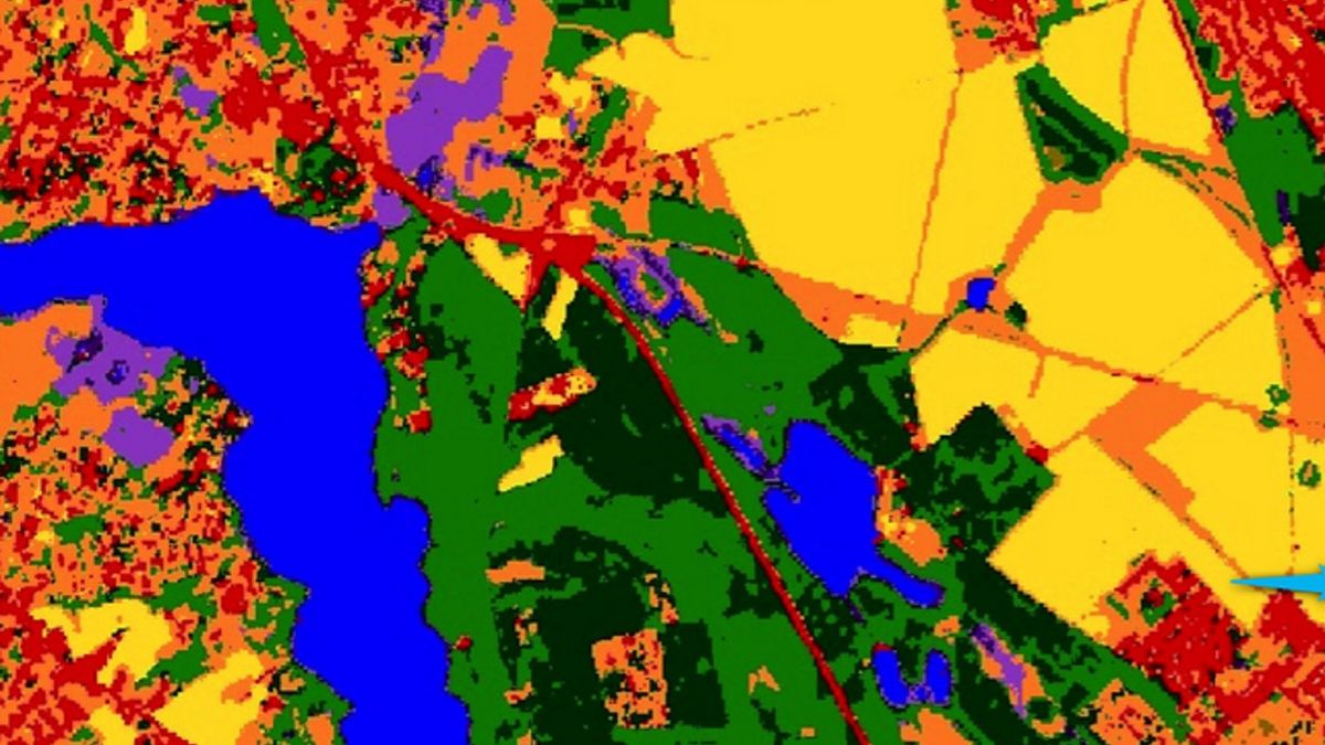 Jak wygląda Polska z kosmosu? Wykonano specjalną mapę