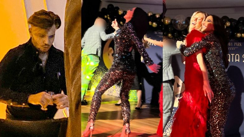 Justyna Steczkowska szaleje na sylwestrowej imprezie z synem i synową