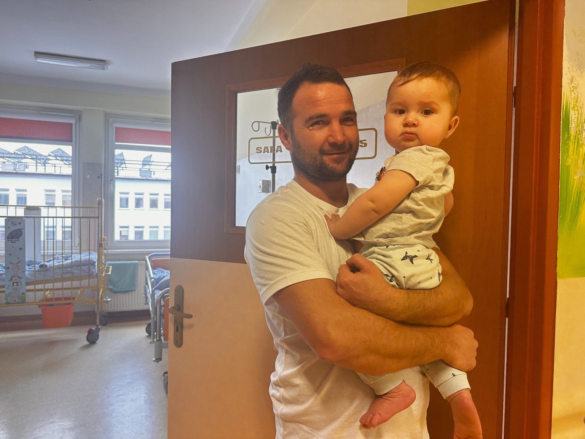 Mikołajki w szpitalu z OSP Brunary