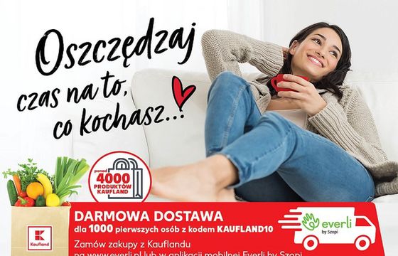 Everli dostarczy zakupy z Kauflandu w kolejnych 15 miastach