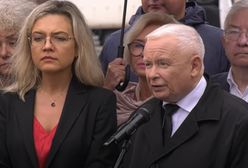 Kaczyński oburzony napisem. Zabrał głos ws. miesięcznicy