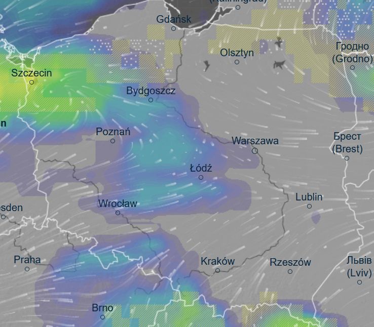 W Wigilię miejscami będziemy mieć do czynienia z opadami deszczu
