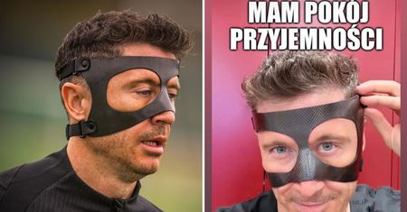 Lewandowski w masce. Internet pęka ze śmiechu – MEMY zalewają sieć