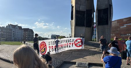 Byliśmy na proteście w Gdańsku. Manifestacja w kontrze do konferencji
