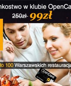 Jak płacić mniej w prawie 100 warszawskich restauracjach?