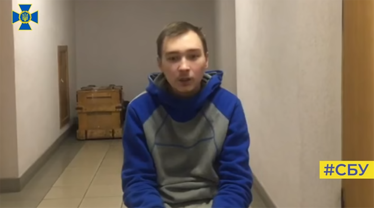 Rosyjski żołnierz przyznał się przed kamerami. Wywiad pokazał nagranie