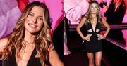 Anna Lewandowska w czarnej sukience z wycięciami bryluje na pokazie Victoria's Secret