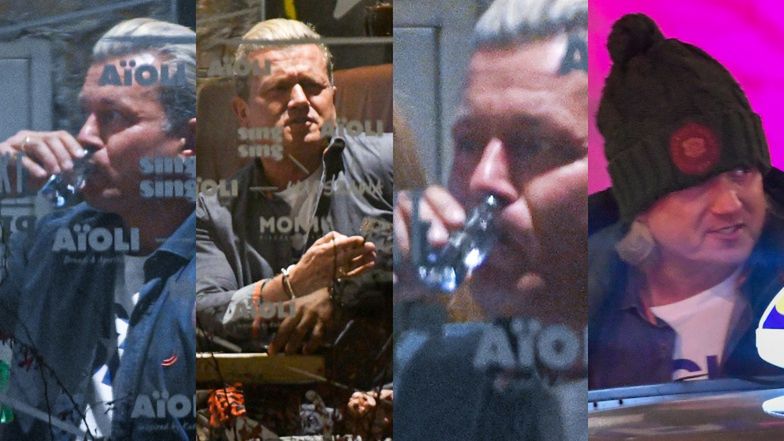 Jarosław Jakimowicz bawi się w centrum Warszawy