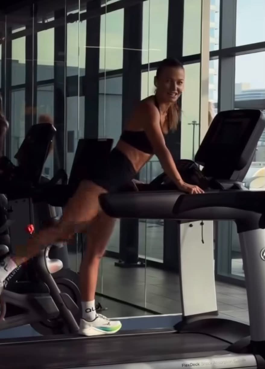 Anna Lewandowska relacjonuje poranek z jet lagiem
