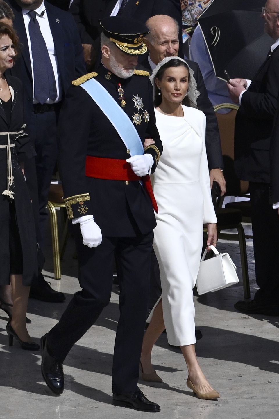 Król Felipe VI i królowa Letizia