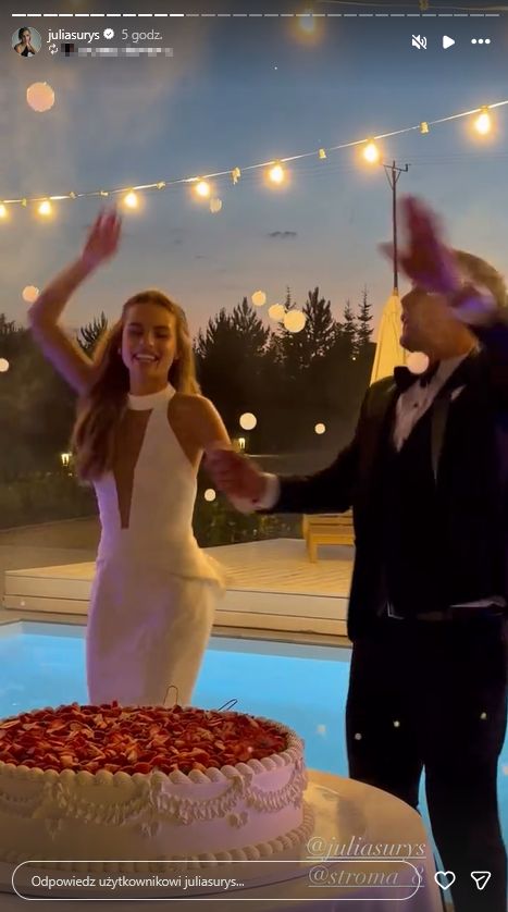 Tak wyglądało wesele Julii Suryś i Marcina Stromeckiego