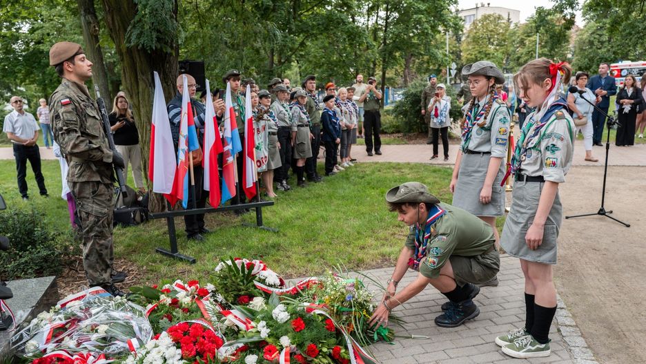 Uroczystości w Bydgoszczy z okazji 81. rocznicy wybuchu Powstania Warszawskiego.