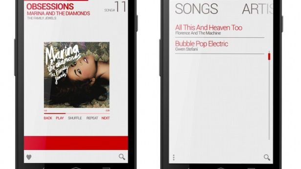 Świetna koncepcja odtwarzacza muzycznego dla Androida 1