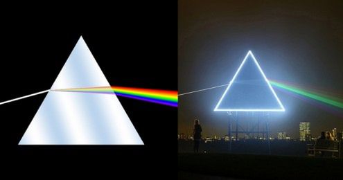 Okładka Pink Floyd Dark Side of the Moon na żywo [wideo]