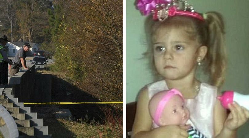 Zaginiona 3-letnia Mariah Woods została odnaleziona martwa w jeziorze. Policja podejrzewa konkubenta jej matki o spowodowanie śmierci dziecka