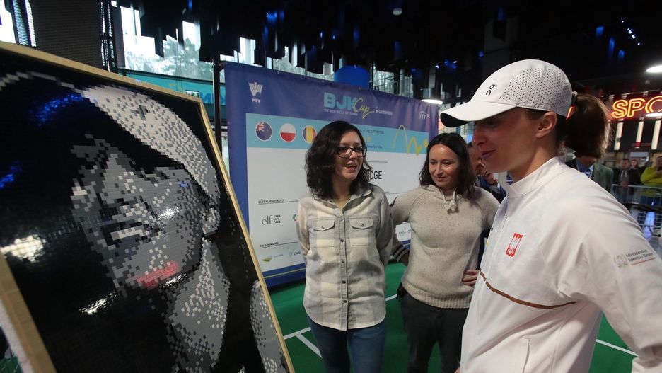 Iga Świątek... z klocków Lego