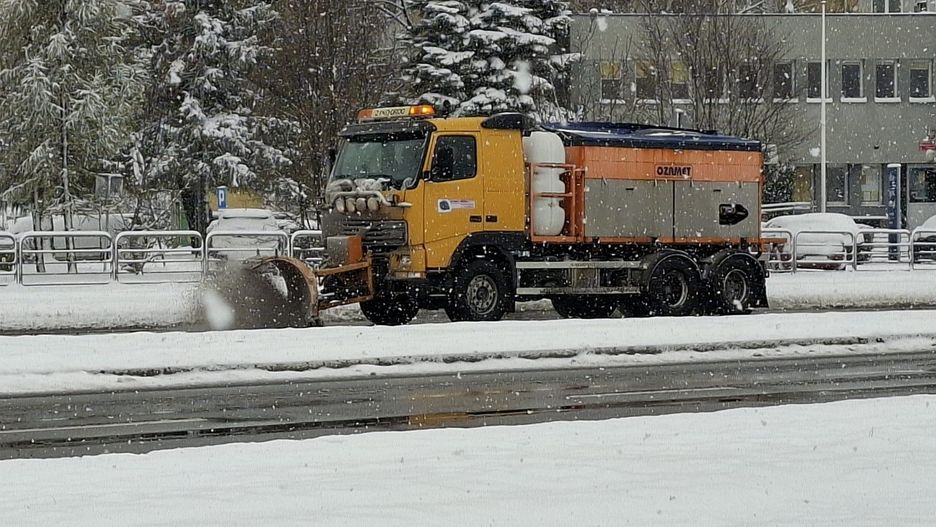 Służby miejskie w akcji.