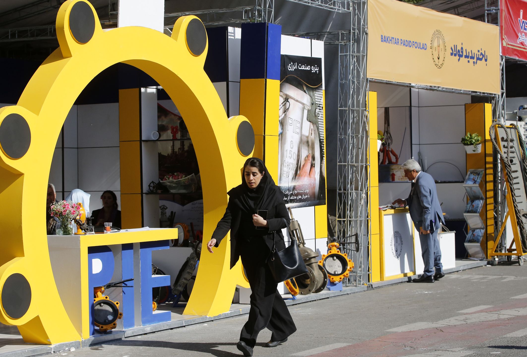 TEHRAN, IRAN - MAY 08: The 29th International Oil, Natural Gas, Refinery and Petrochemical Exhibition held within Iran Oil Show 2025 with the participation of more than 2 thousand local and foreign companies in Tehran, Iran on May 08, 2025. (Photo by Fatemeh Bahrami/Anadolu via Getty Images)
