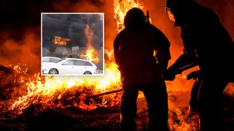 Pożar największej galerii handlowej w Królewcu