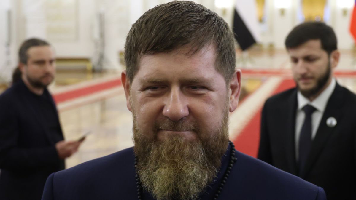 Ramzan Kadyrow pojawił się na Kremlu podczas wizyty 