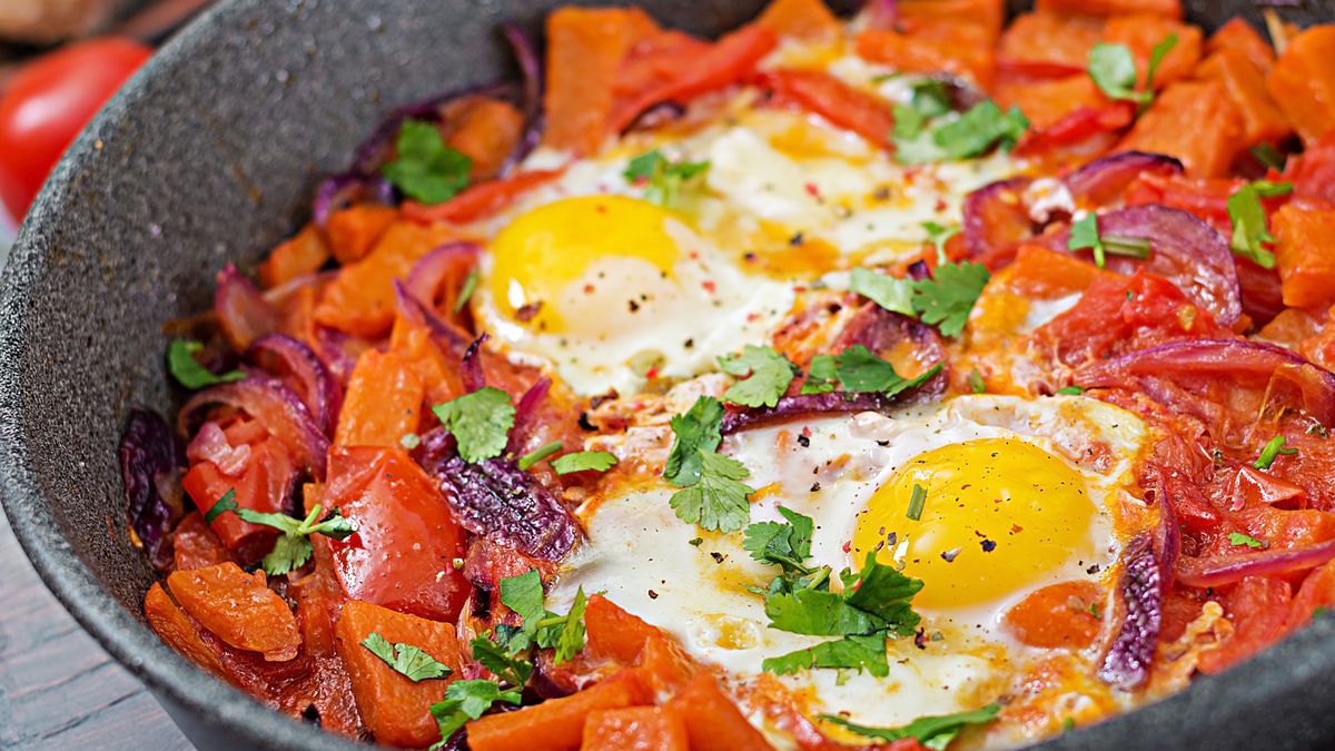 Szakszuka z dynią sprawdzi się na śniadanie