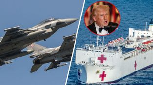 Działo się w nocy. Polska podrywa myśliwce, Trump wysyła okręt-szpital