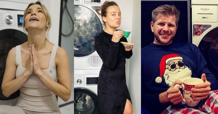 Twitter ŚMIEJE SIĘ z kampanii pralek z celebrytami: Maja Bohosiewicz modli się przy bębnie, Filip Chajzer pije herbatę... (ZDJĘCIA)
