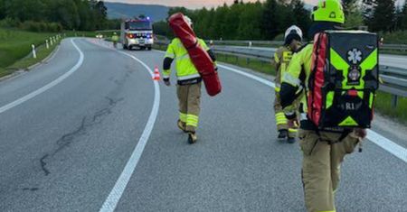 Śmiertelny wypadek na zakopiance. Nie żyje 25-letni motocyklista