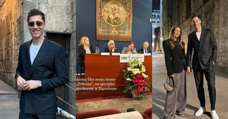 Anna Lewandowska z malutką torebką za 4 tysiące złotych i Robertem zadają szyku w Barcelonie (ZDJĘCIA)