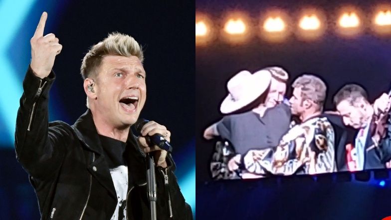 Nick Carter płacze na scenie po śmierci Aarona Cartera