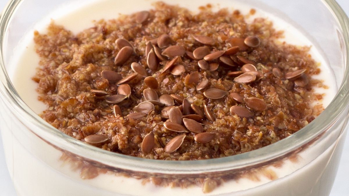 Kefir z siemieniem lnianym