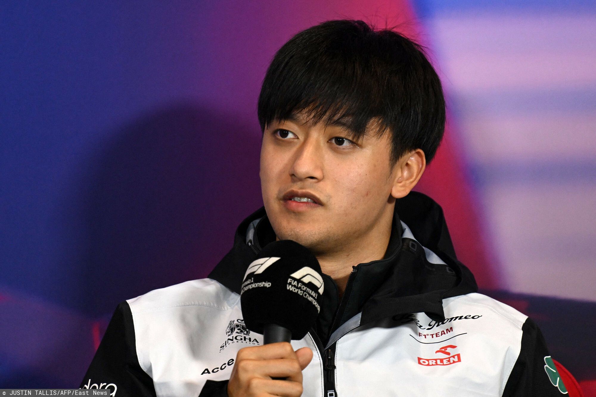 Zhou Guanyu, uczestnik niedzielnego wypadku podczas wyścigu F1