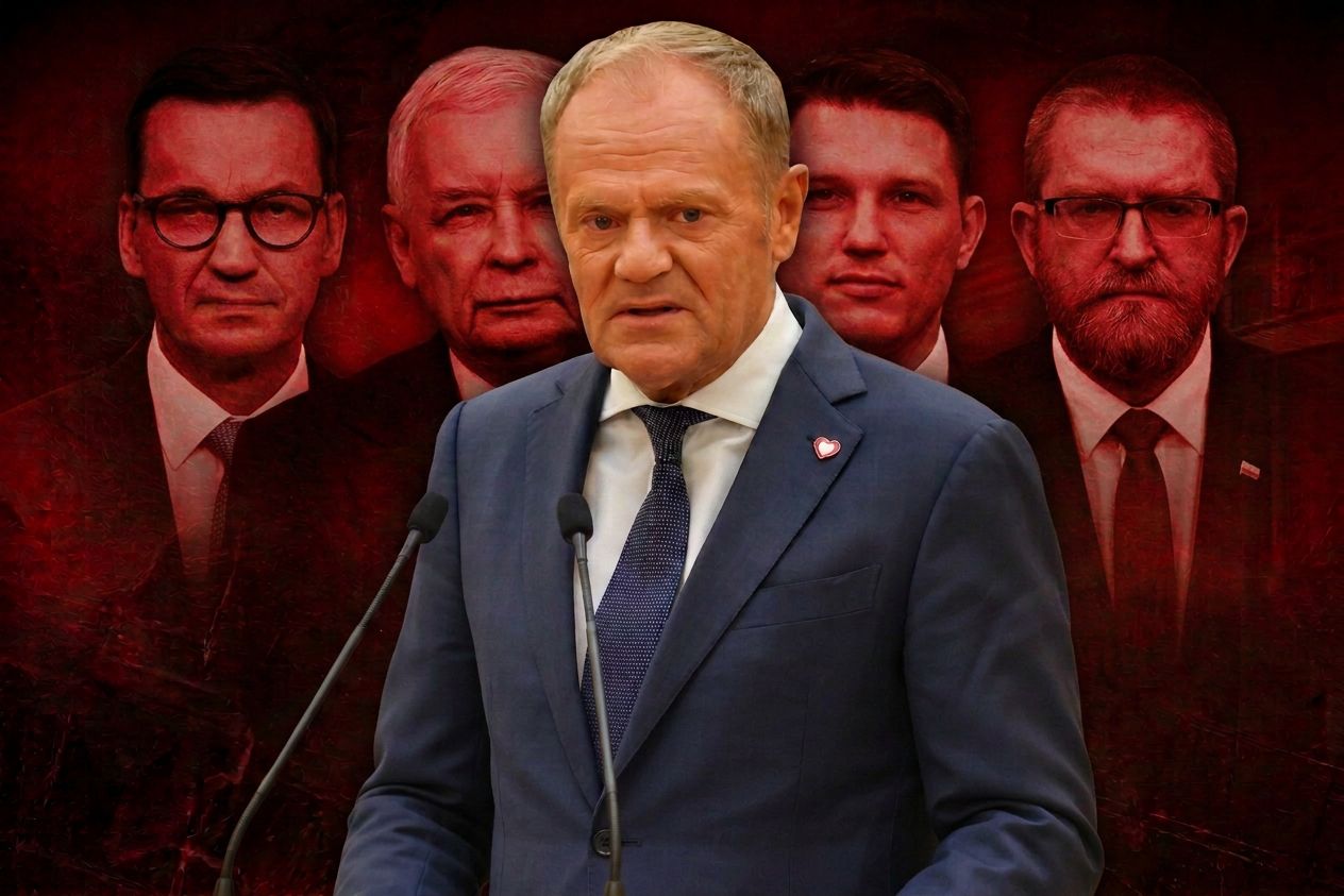 Sondaż 2026: Tusk traci władzę, prawica dominuje – nowa koalicja w Sejmie?