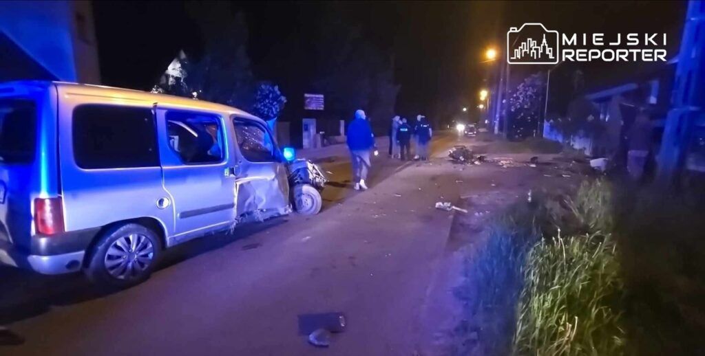 fot. Informacje na Gorąco Powiat Piaseczyński. Poważny wypadek pod Warszawą