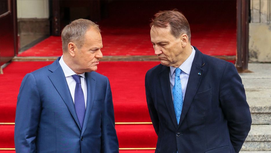 Donald Tusk i Radosław Sikorski
