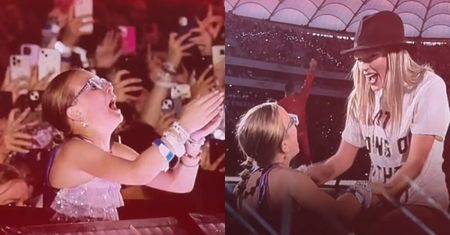Taylor Swift wręczyła na koncercie kapelusz  małoletniej fance. Internauci toną w zachwytach: "Zapamięta to na zawsze" (WIDEO)