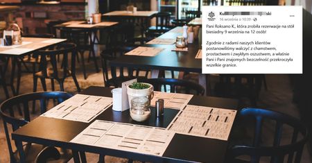 Kiedy zobaczył, co robią goście restauracji, złapał się za głowę. "Bezczelność"