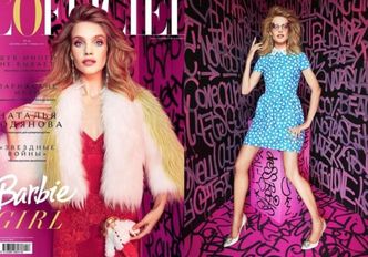 Natalia Vodianova jako Barbie w "L'Officiel"