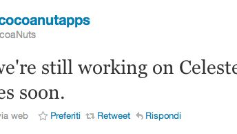 CocoaNuts informuje, że prace nad Celeste trwają 1