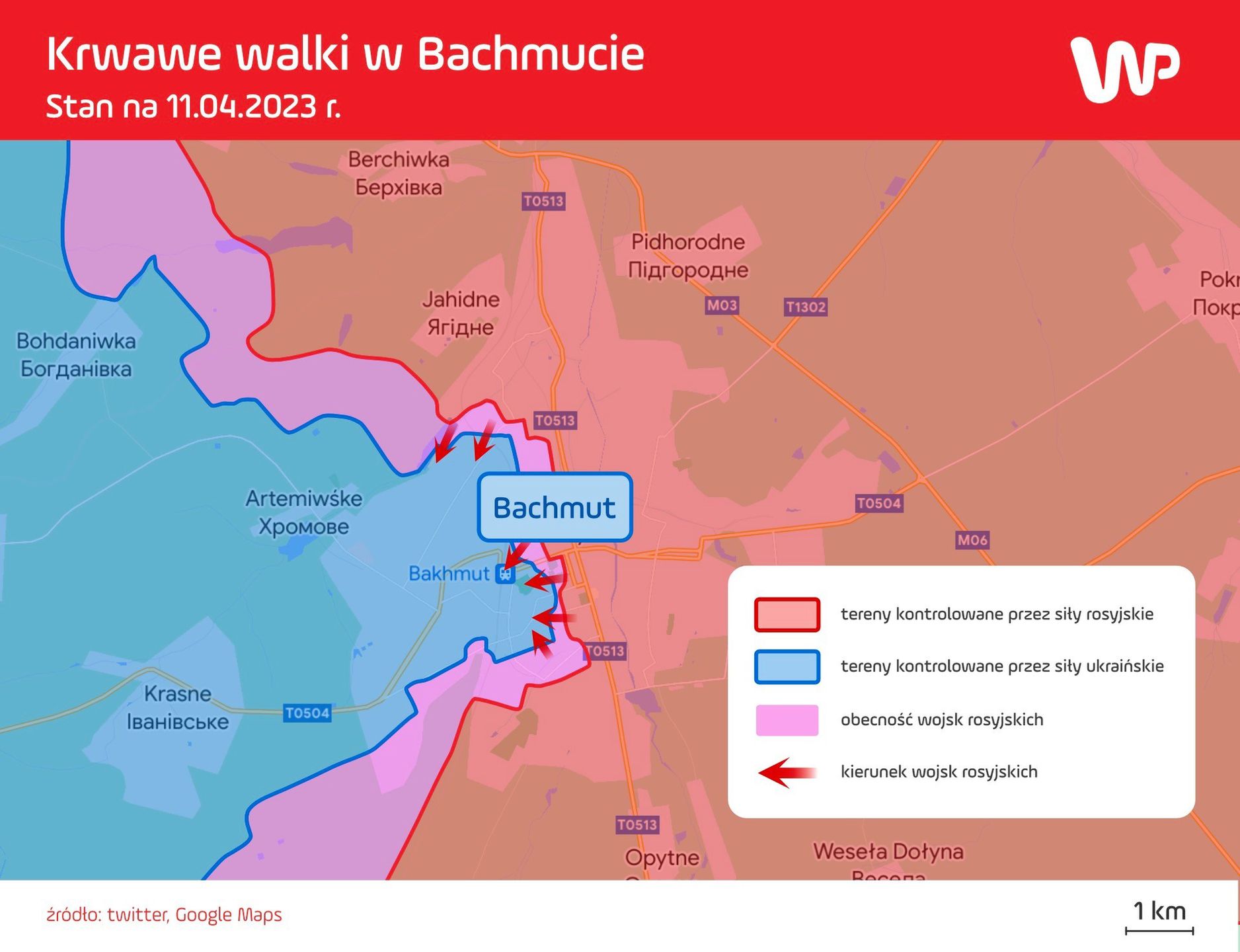 Bitwa o Bachmut. Rosjanie mają kontrolować już 2/3 miasta
