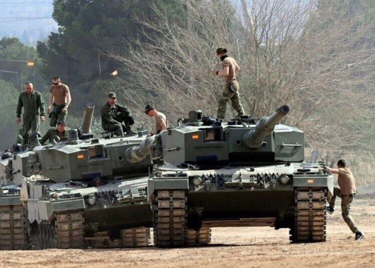 Hiszpańskie czołgi Leopard 2A4