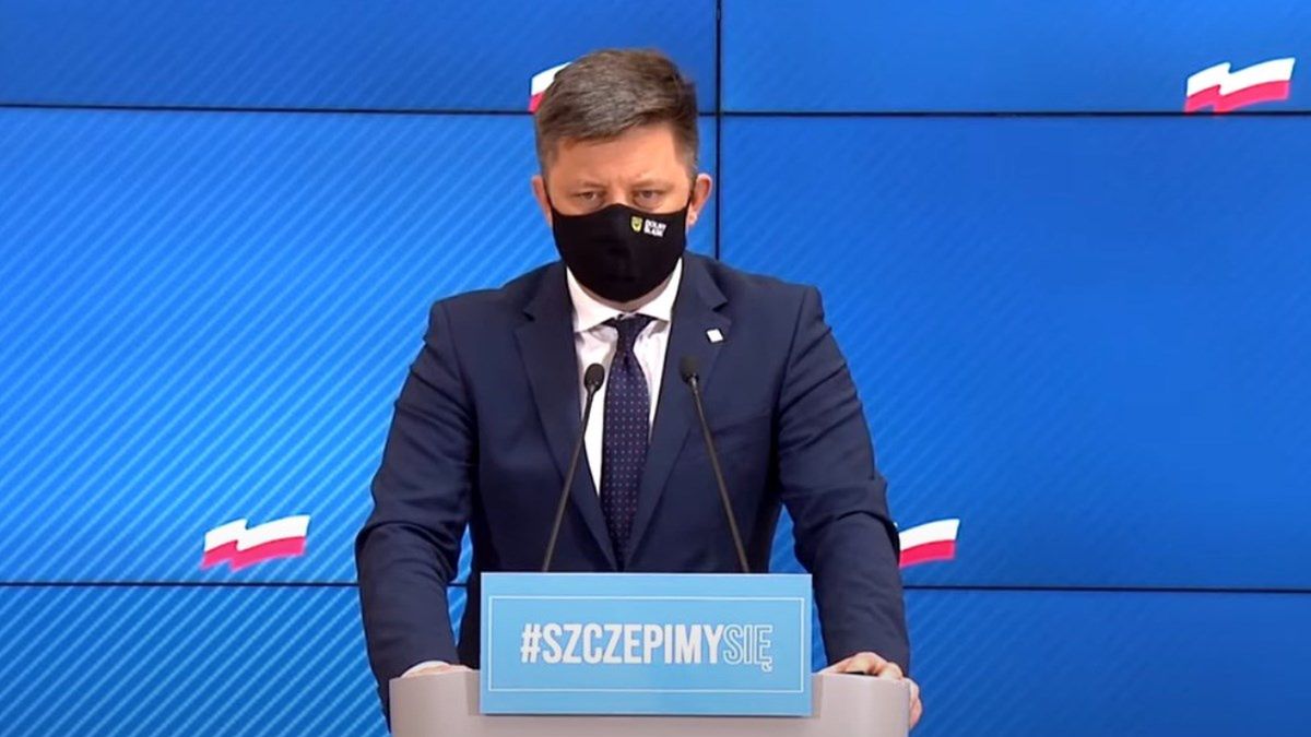 Konferencja ministra Dworczyka. Szczepienia dla niepełnosprawnych