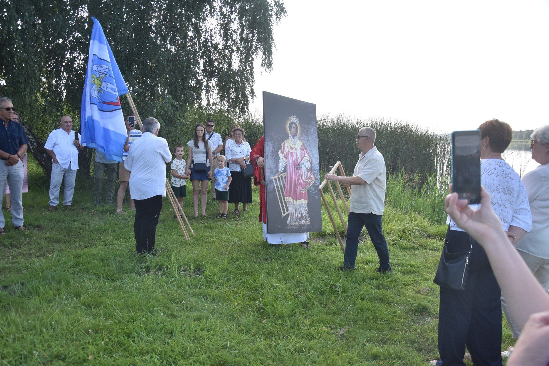 Powitanie obrazu św. Wawrzyńca w Dolsku. Tak rozpoczęto uroczystości odpustowe ku czci patrona kościoła na Podrzekcie [film, zdjęcia]